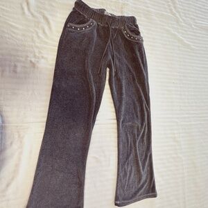 STAR RIDE GIRLS VELOUR PANTS SIZE 10/12